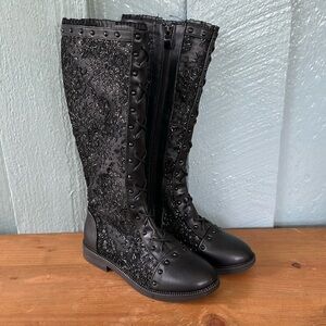 Trish Scully Black Gramercy Boots Halloween